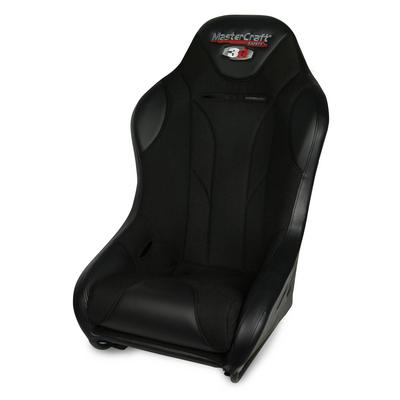 MasterCraft Safety 1 Inch WIDER 3G Seat with DirtSport Stitch Pattern (Black/Black) - 568024
